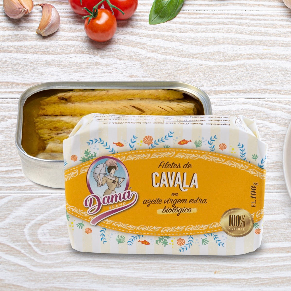 Makrelenfilet in Bio-Olivenöl extra vergine (BIO) | DAMA