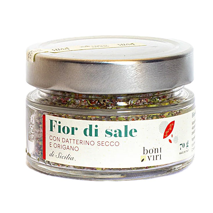 Salz mit getrockneten Tomaten und Ätna-Oregano 70 g | Italien | Boniviri