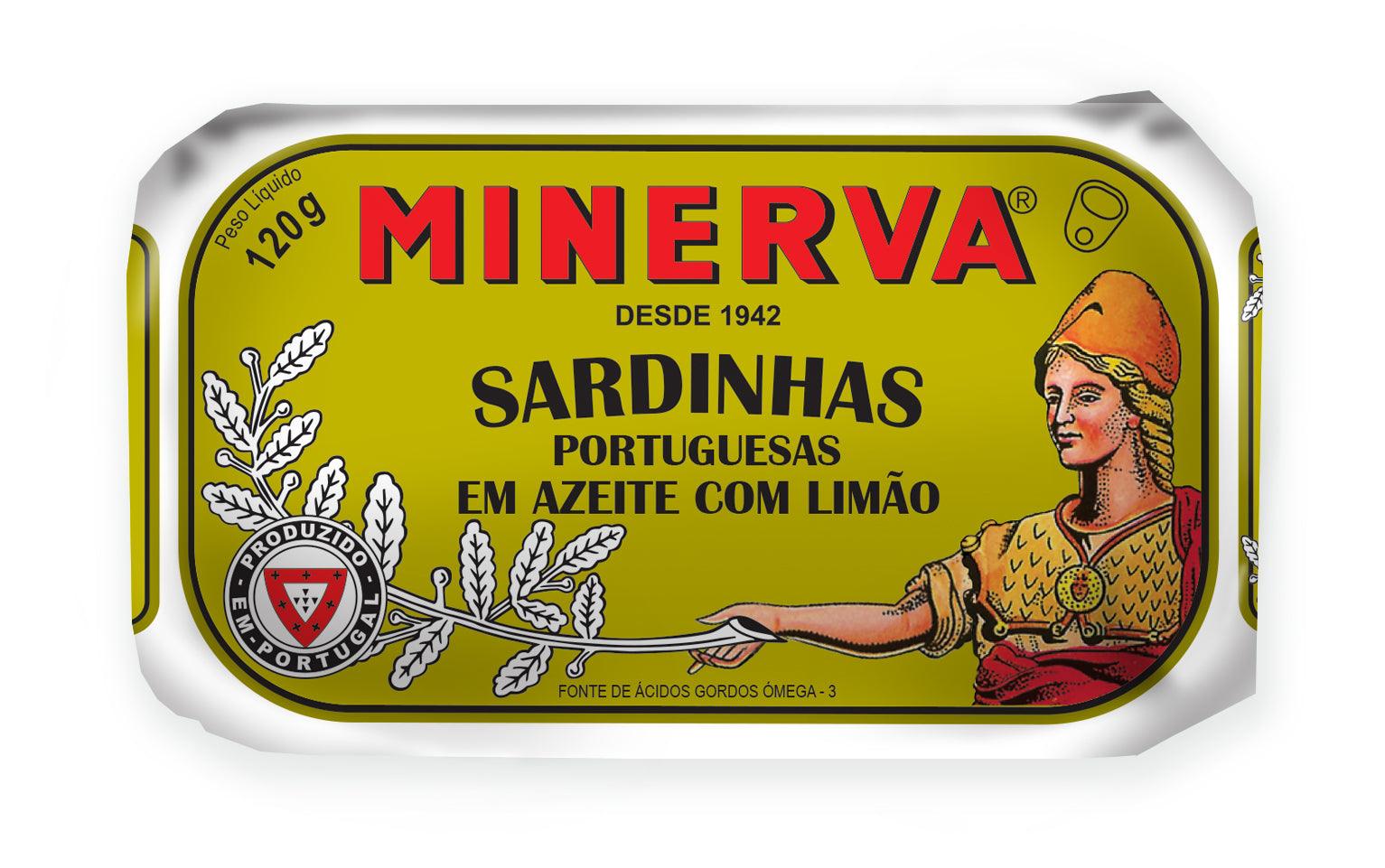 Sardinės alyvuogių aliejuje su citrina Minerva Classic