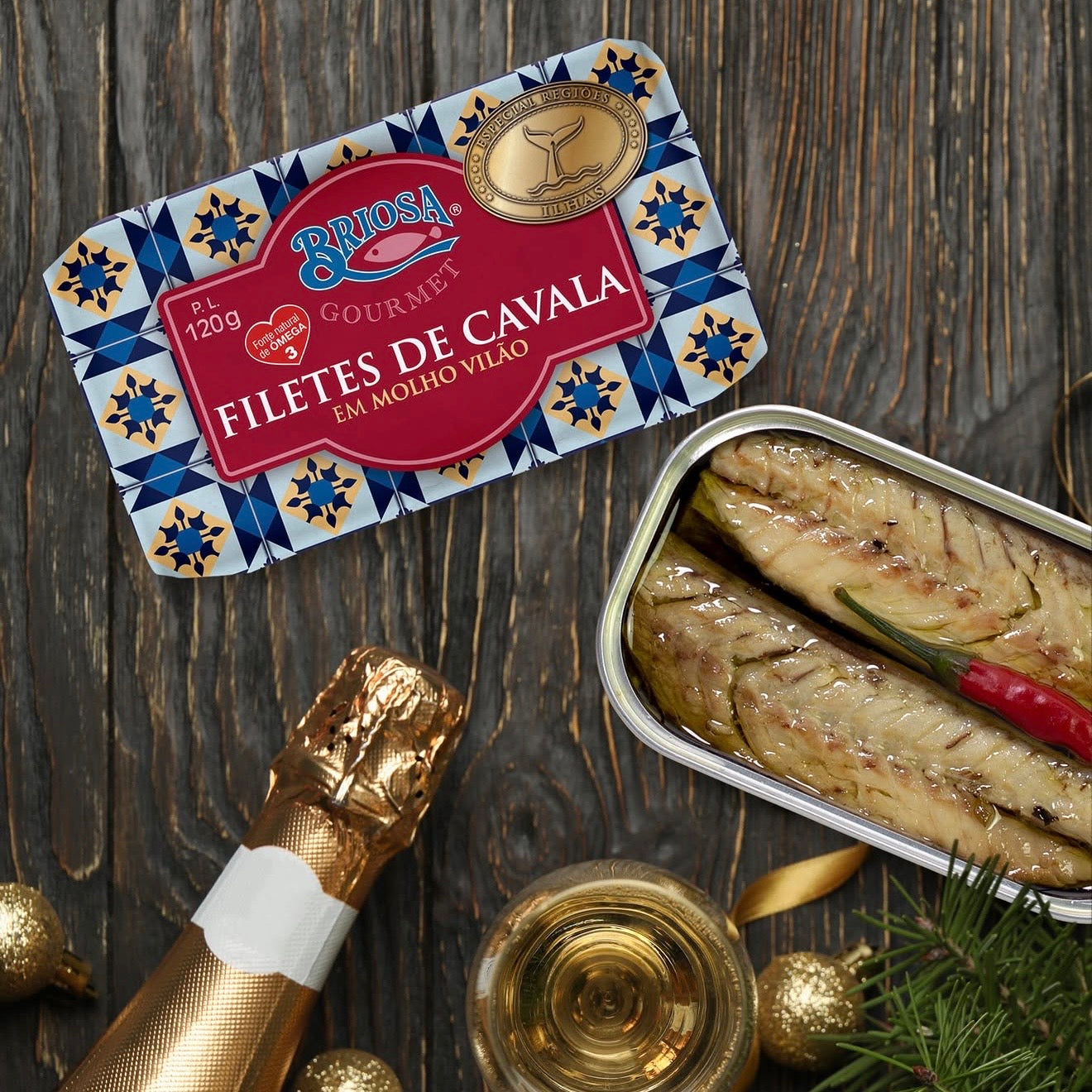 Skumbrių filė Vilão padaže Briosa Gourmet