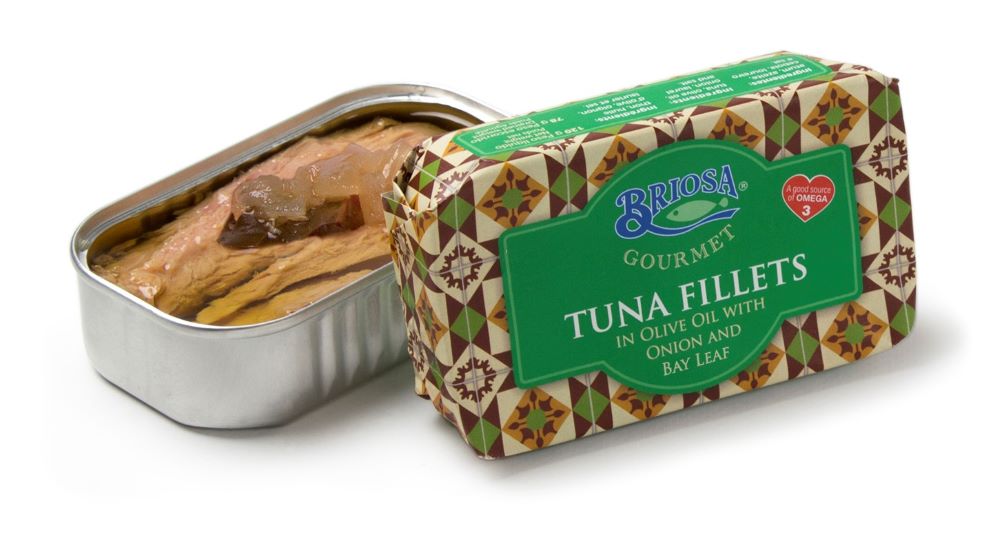 Thunfischfilet in Olivenöl mit Zwiebeln und Lorbeerblatt | Briosa Gourmet