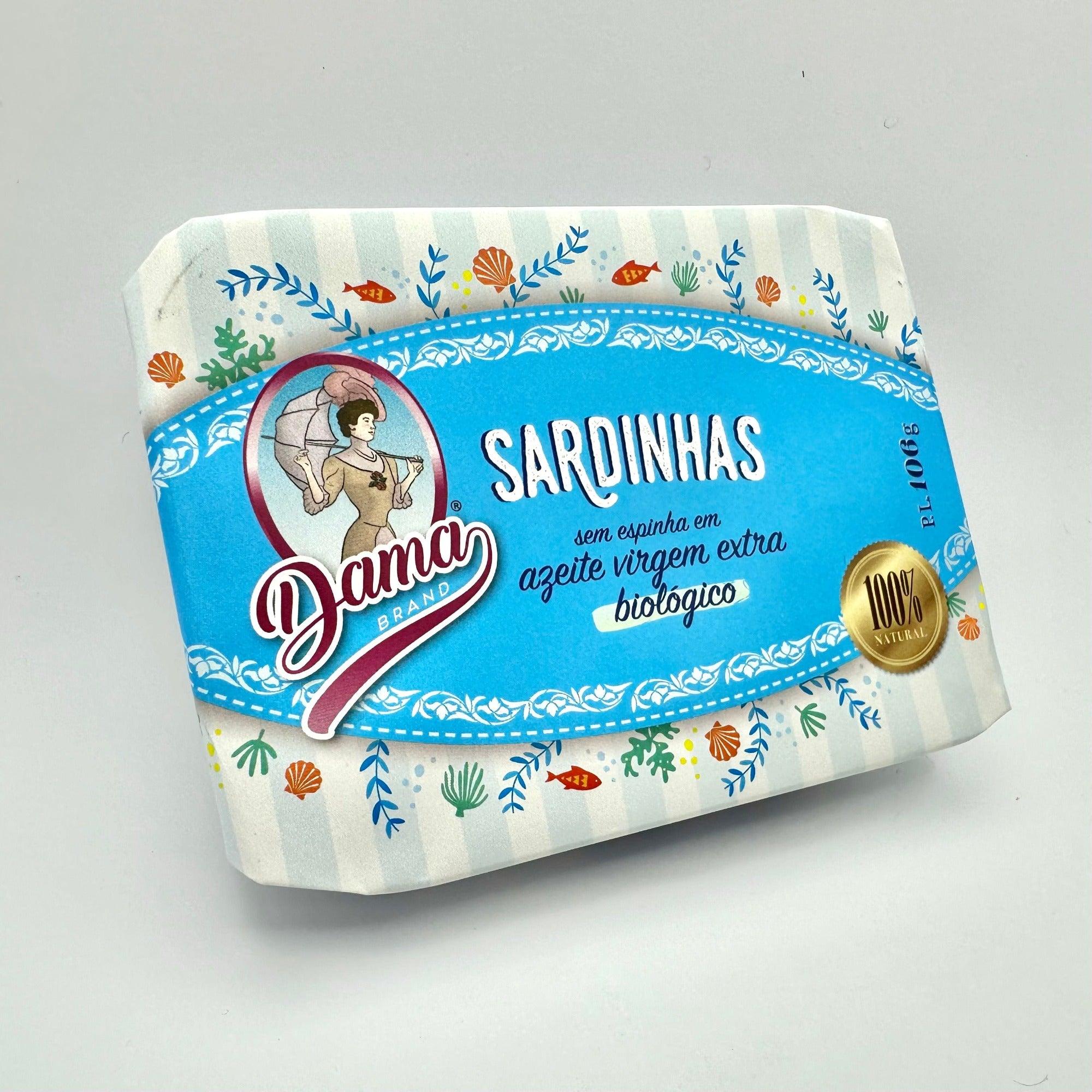 Sardinen in Bio-Olivenöl extra vergine, ohne Gräten (BIO) | DAMA