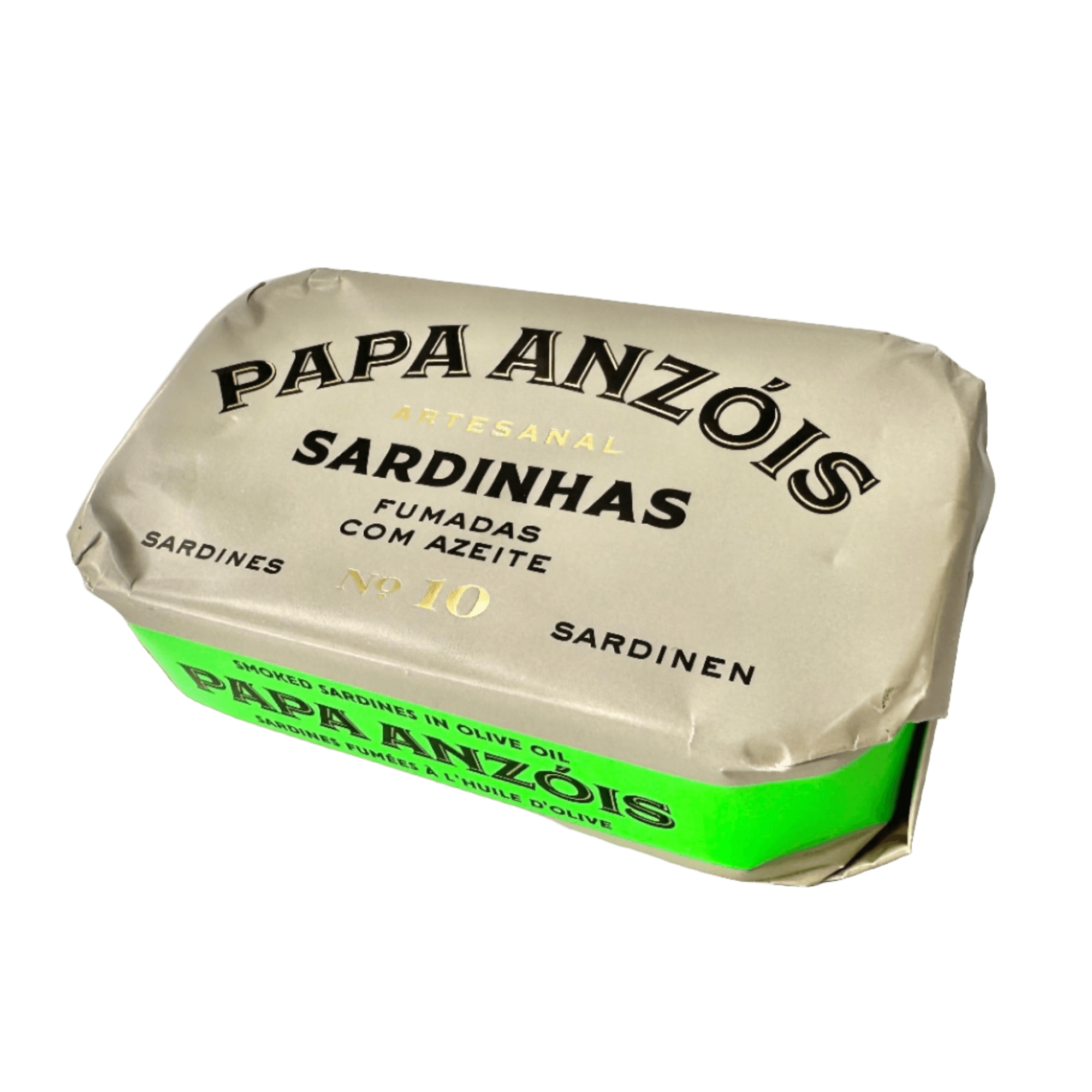 Echte geräucherte Sardinen in extra nativem Olivenöl | Papa Anzóis