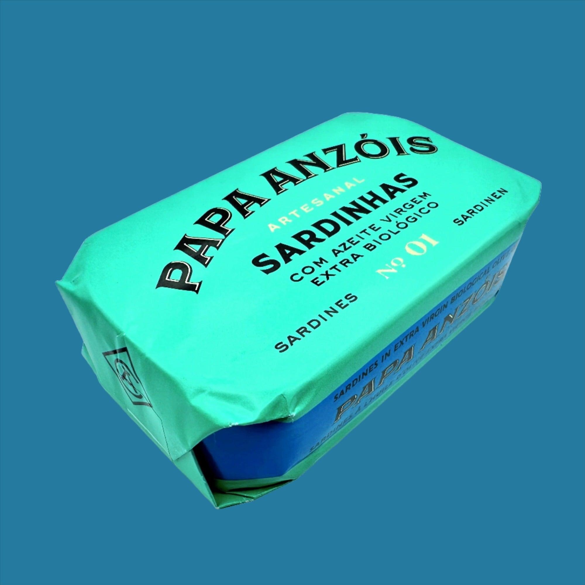 Sardinen in extra nativem Bio-Olivenöl extra vergine (BIO) | Papa Anzóis