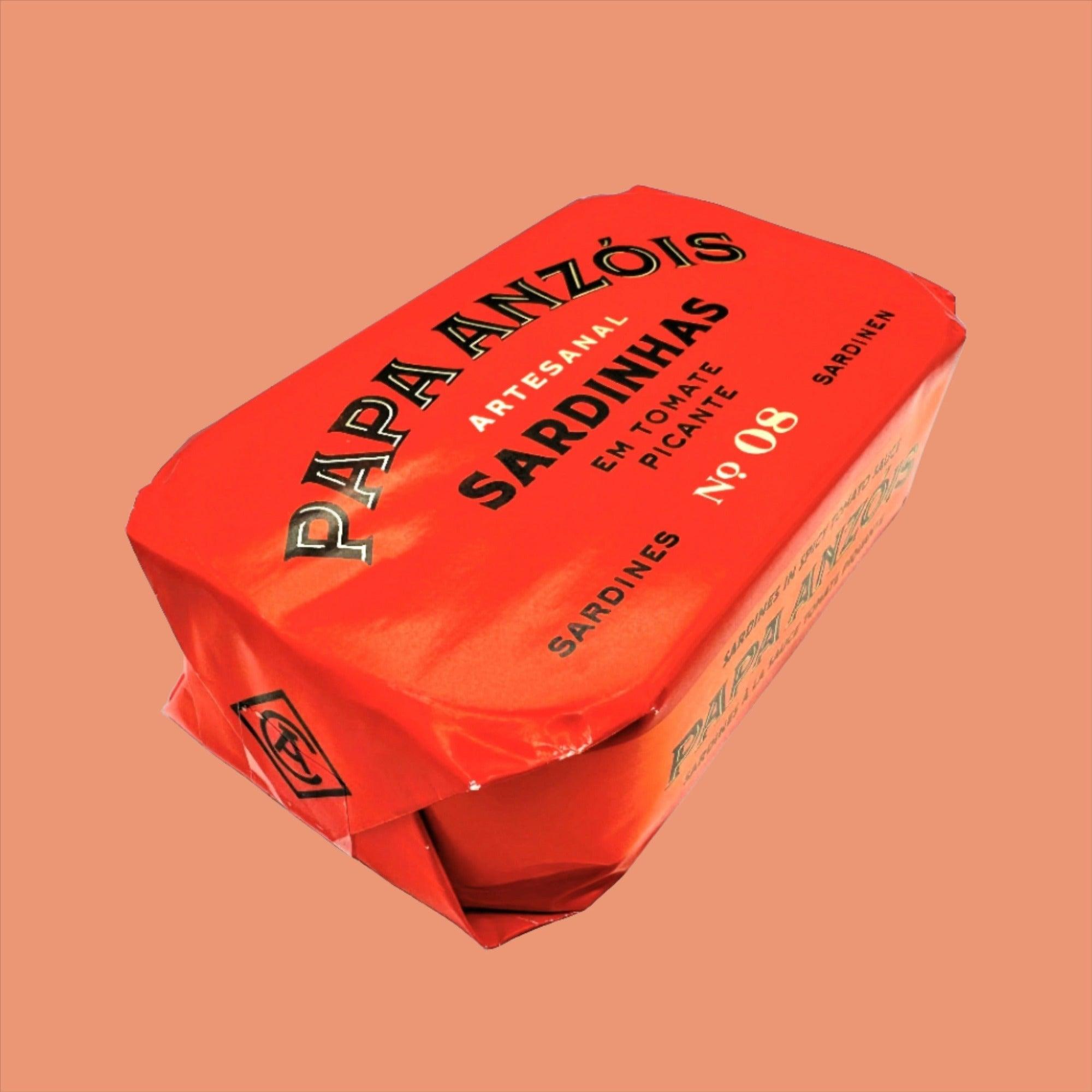 Sardinen in würziger Tomatensauce mit nativem Olivenöl extra | Papa Anzóis