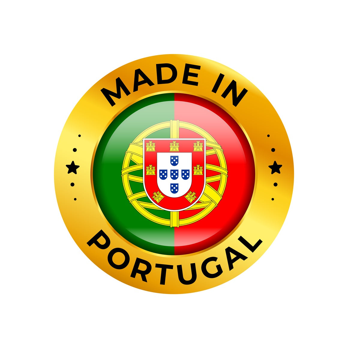 Authentic Portuguese products made in Portugal label