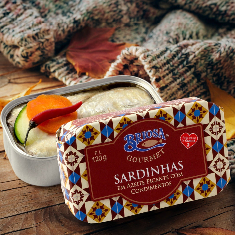 Sardinen in würzigem Olivenöl | Briosa Gourmet