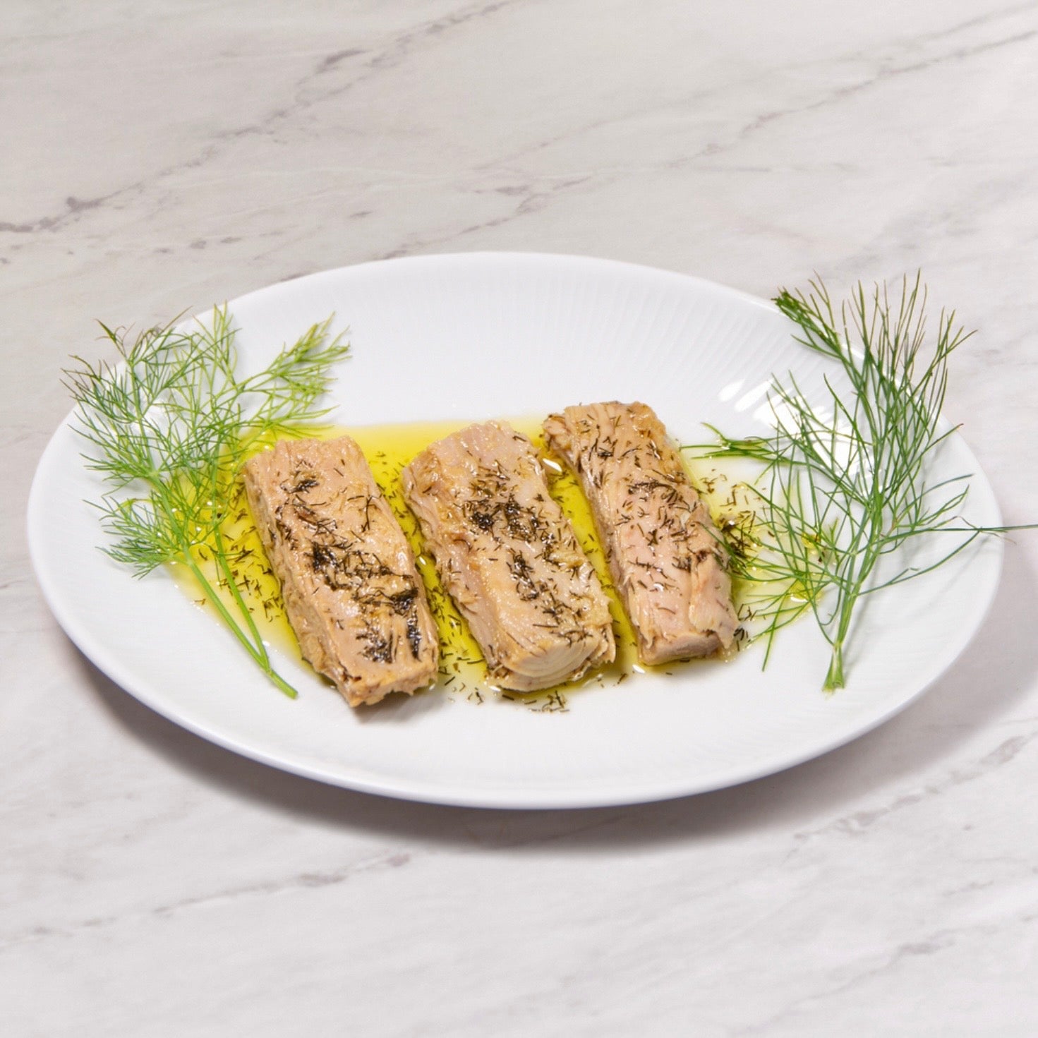 Thunfischfilet in Bio-Olivenöl extra rein mit Dill (BIO) | DAMA