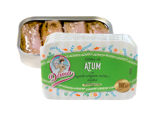 Thunfischfilet in Bio-Olivenöl extra rein mit Dill BIO | LADY