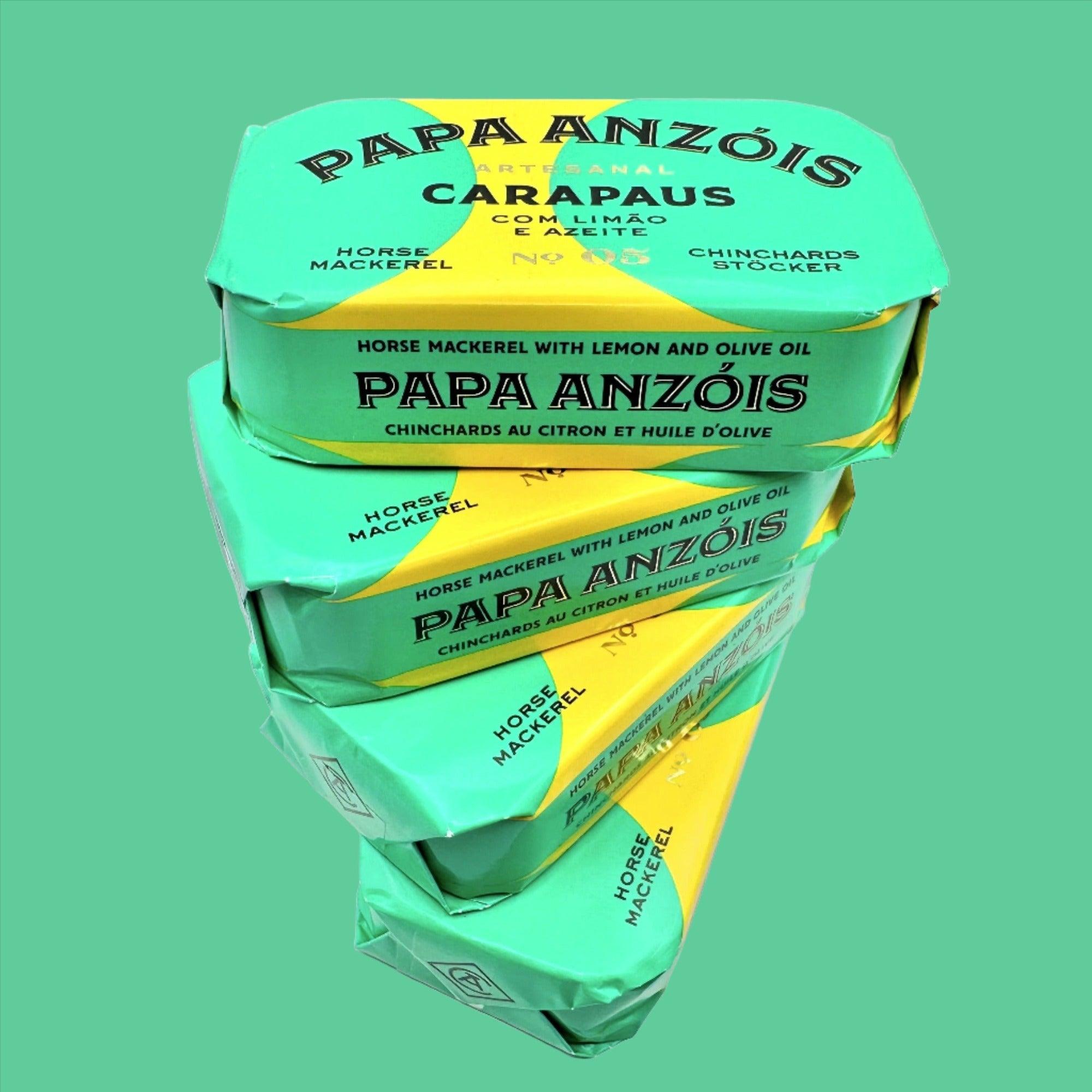 Makrele in Olivenöl mit Zitrone | Papa Anzóis