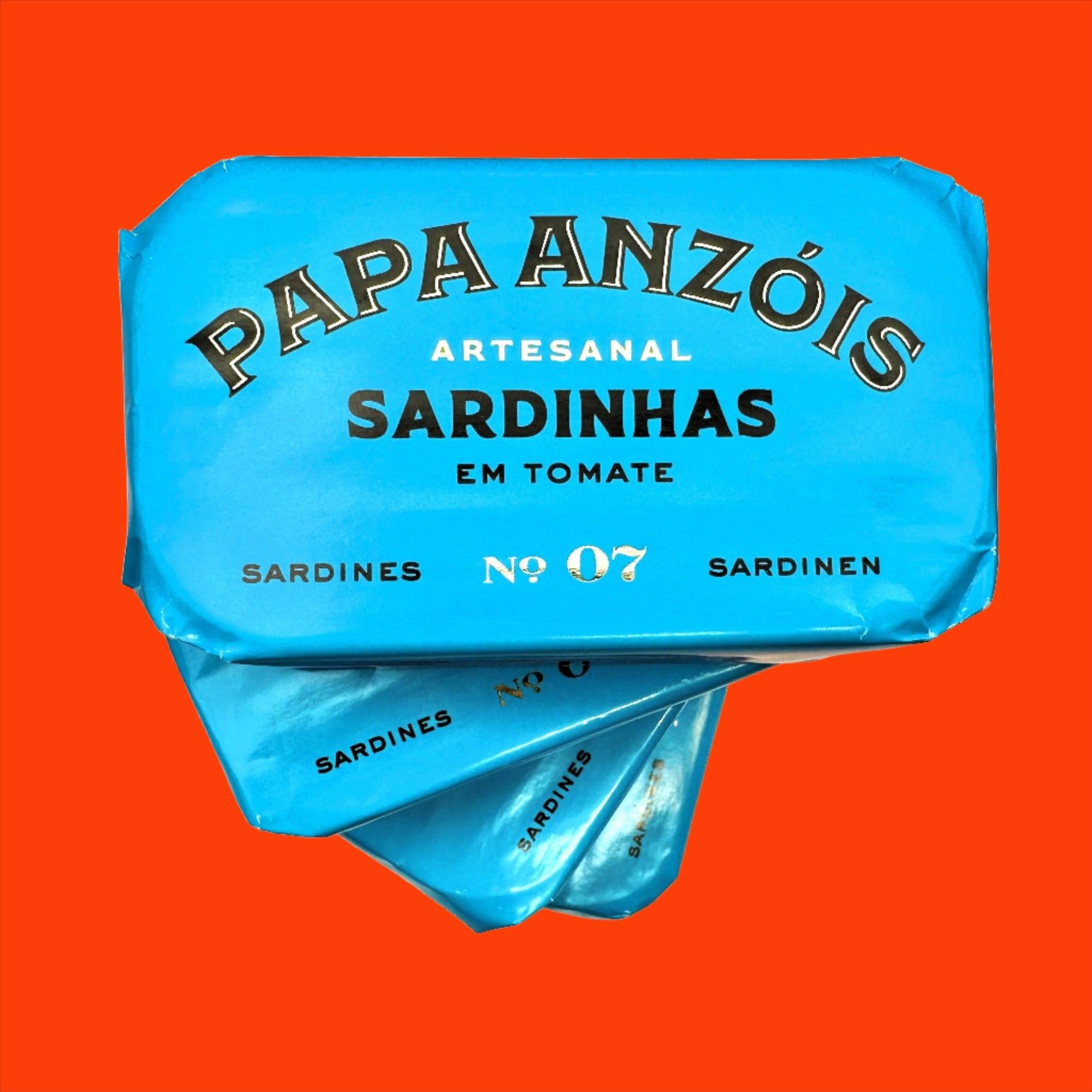 Sardinen in Tomatensauce mit nativem Olivenöl extra | Papa Anzóis