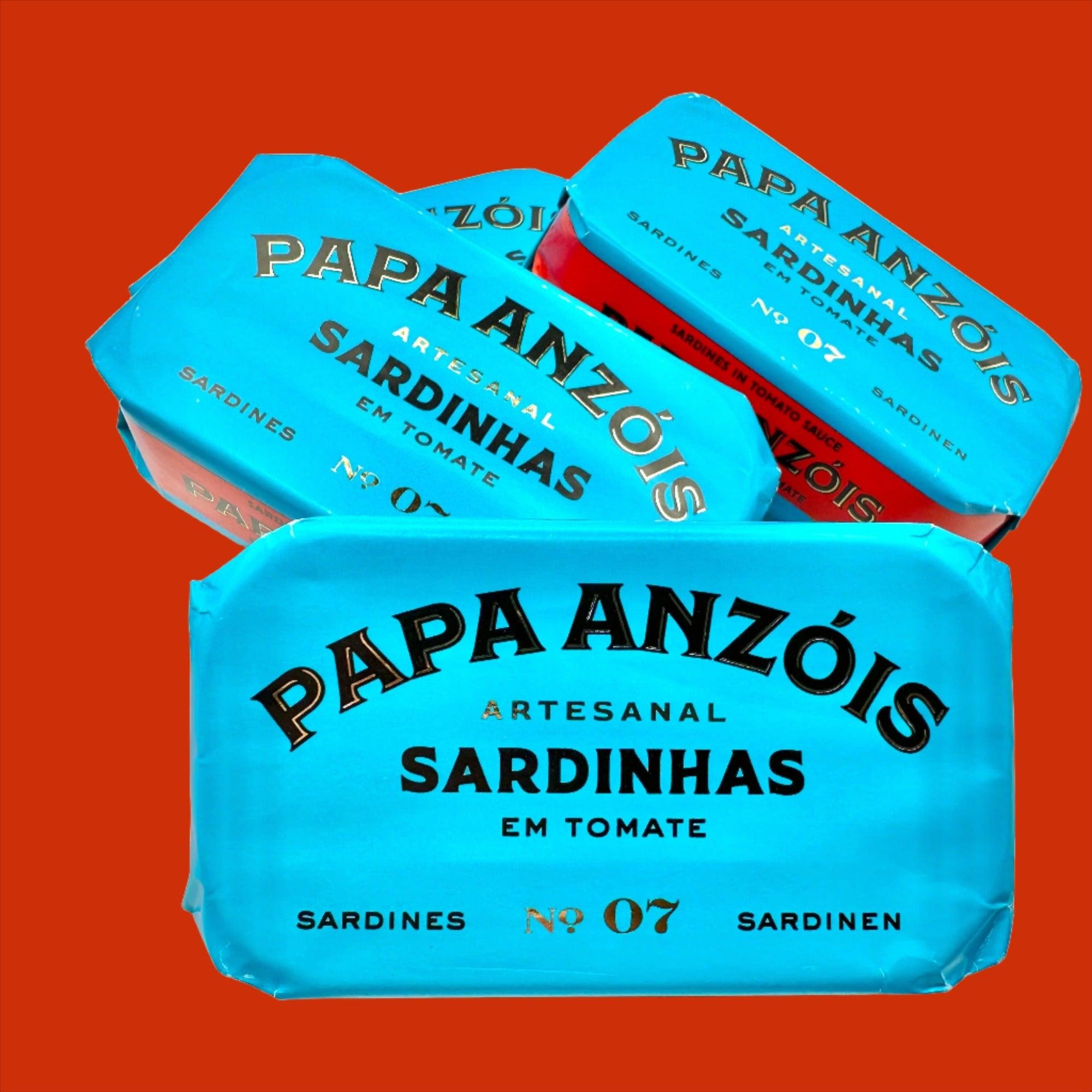 Sardinen in Tomatensauce mit nativem Olivenöl extra | Papa Anzóis